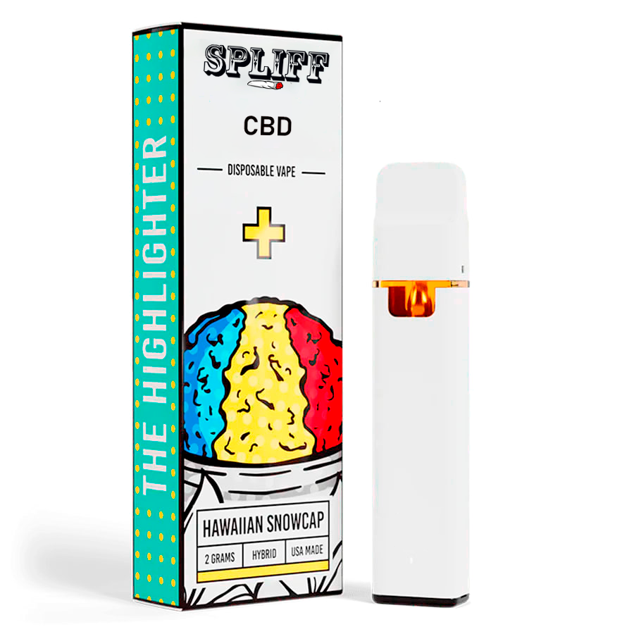 SPLIFF CBD (2G) HIGHLIGHTER DISPOSABLE (Hybryd) Hawaiian Snowcap