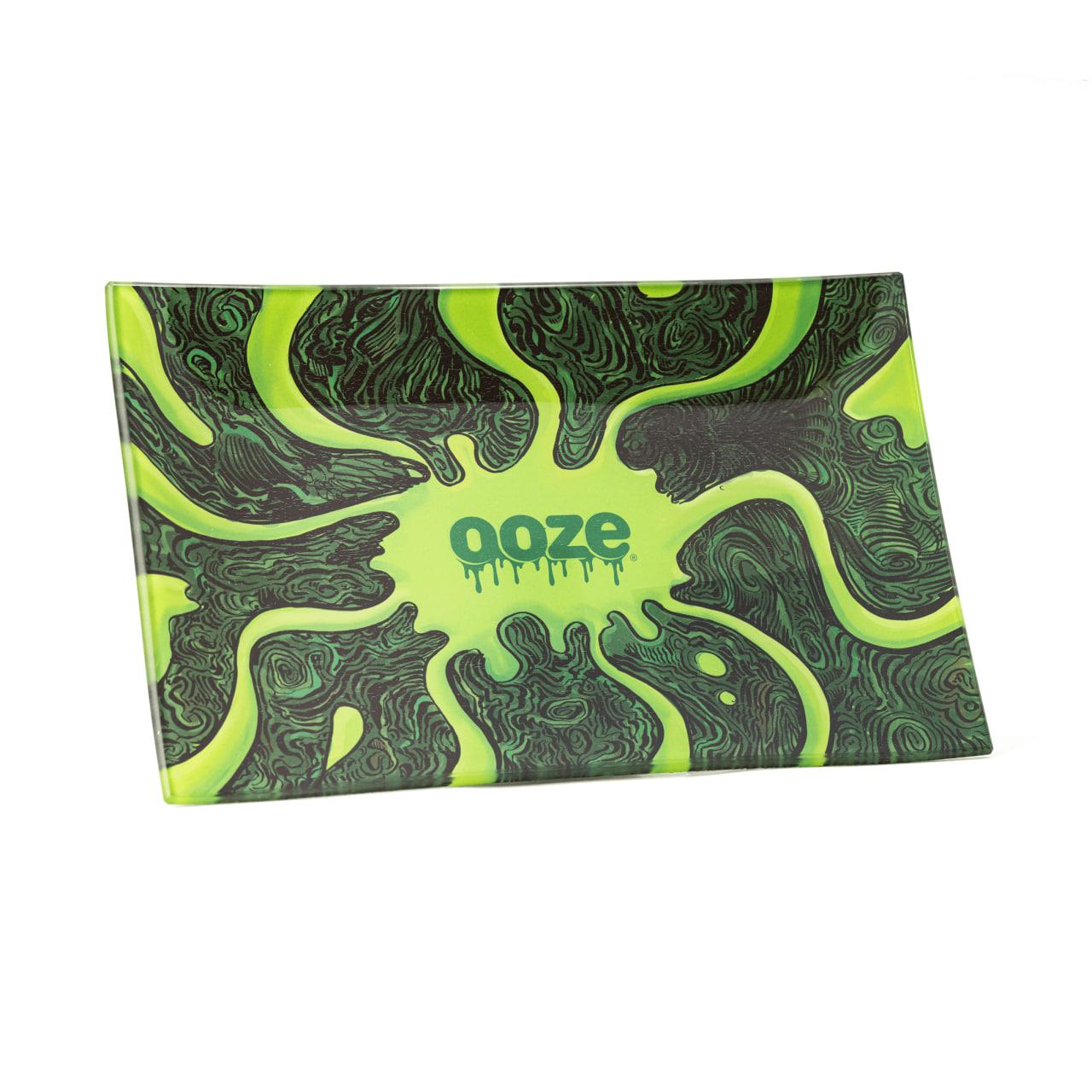 Ooze Shatter Resistant Glass Rolling Tray – Abyss