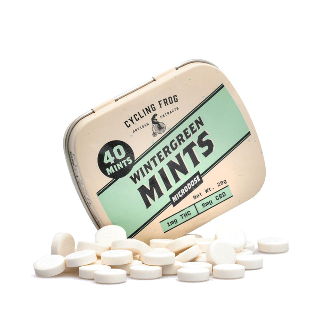 Cycling Frog Wintergreen Mints (1mg THC + 5 mg CBD)