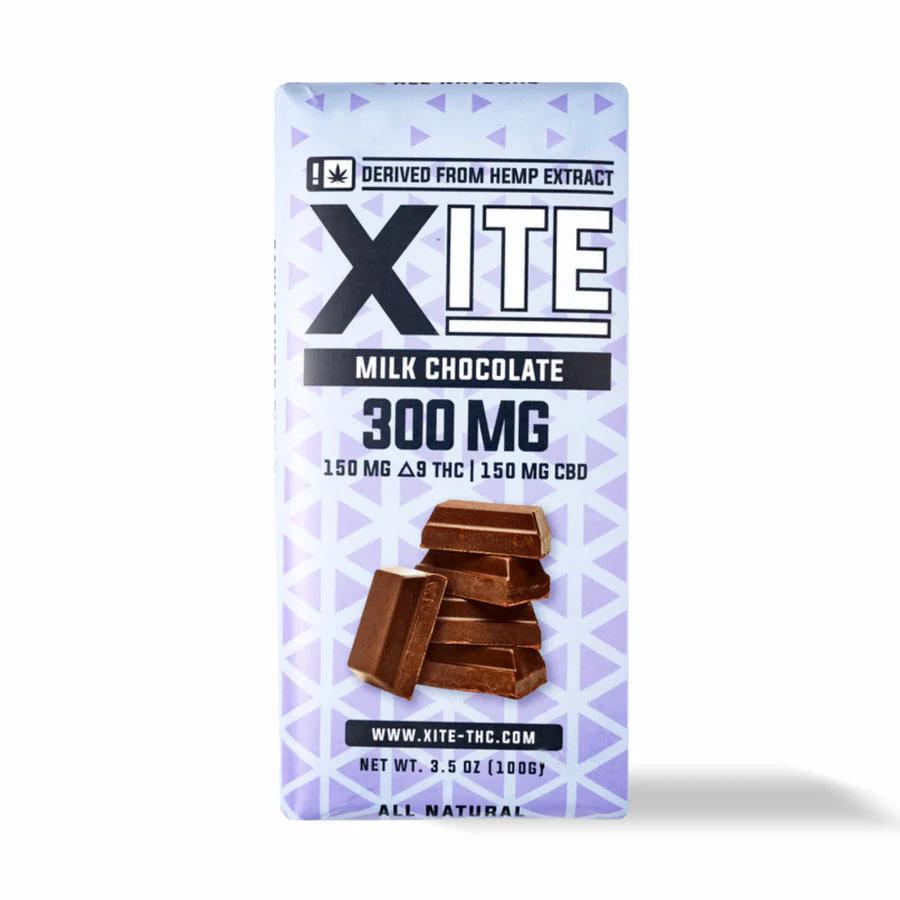 XITE MILK LARGE CHOCOLATE BAR D9 (150MG D9 THC 150MG CBD)