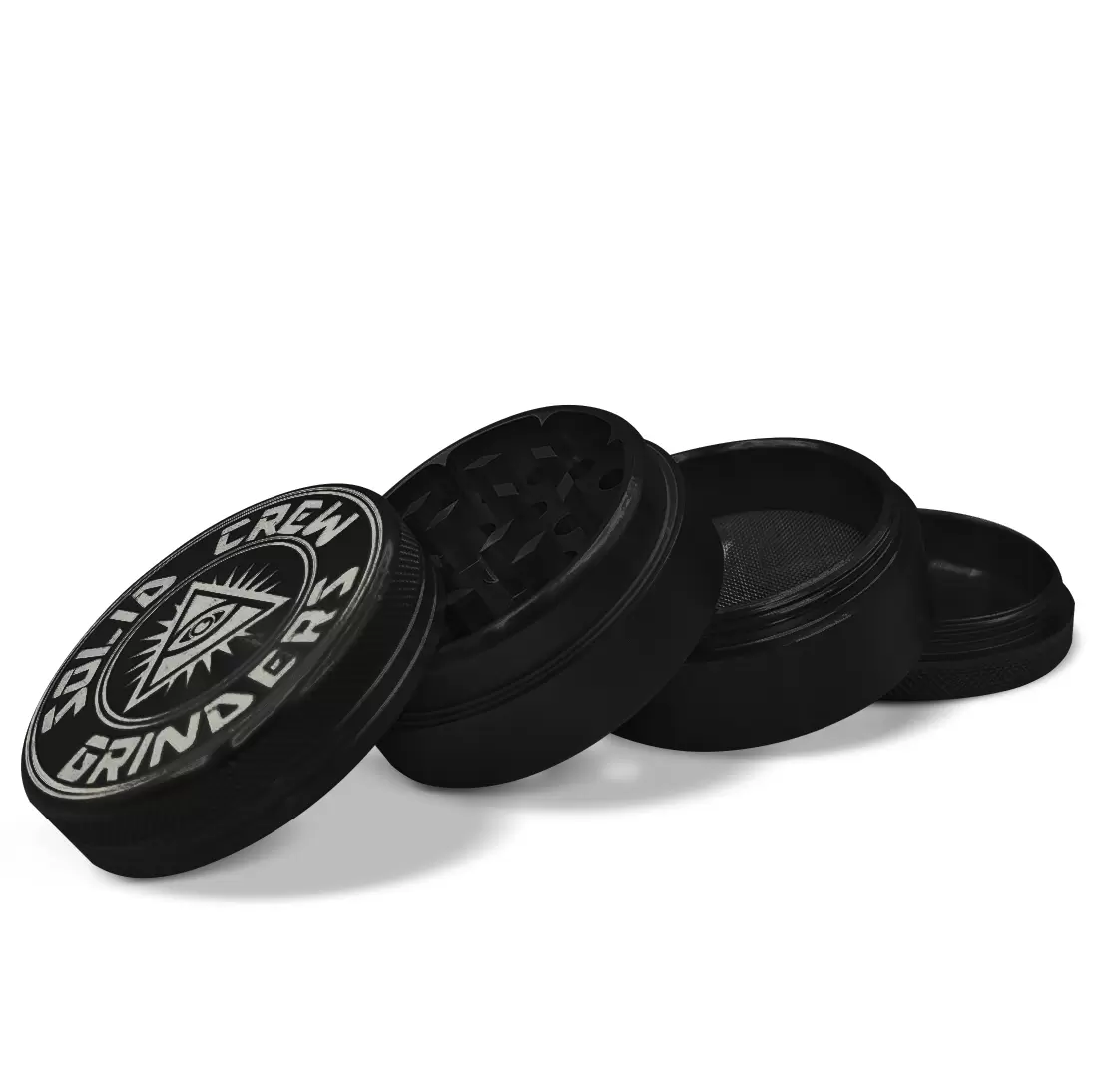 Solid Crew 4-Part Metal Grinder Black